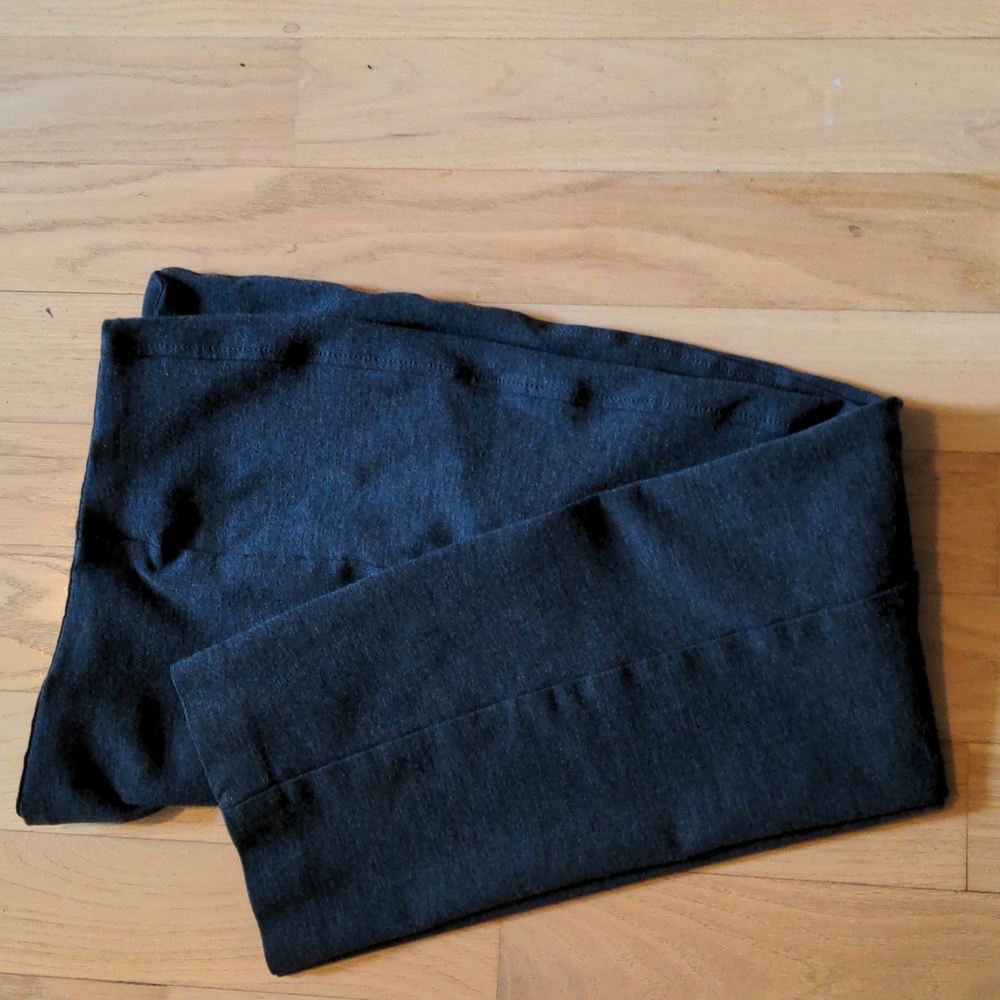 Gloria Vanderbilt Dark Gray  Straight Leggings Size 12